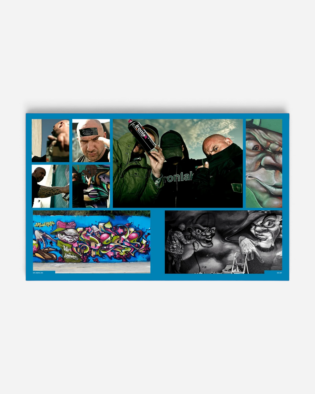 Astrofat Nash Master Of Puppets softcover art book featuring graffiti photography and urban street art murals.